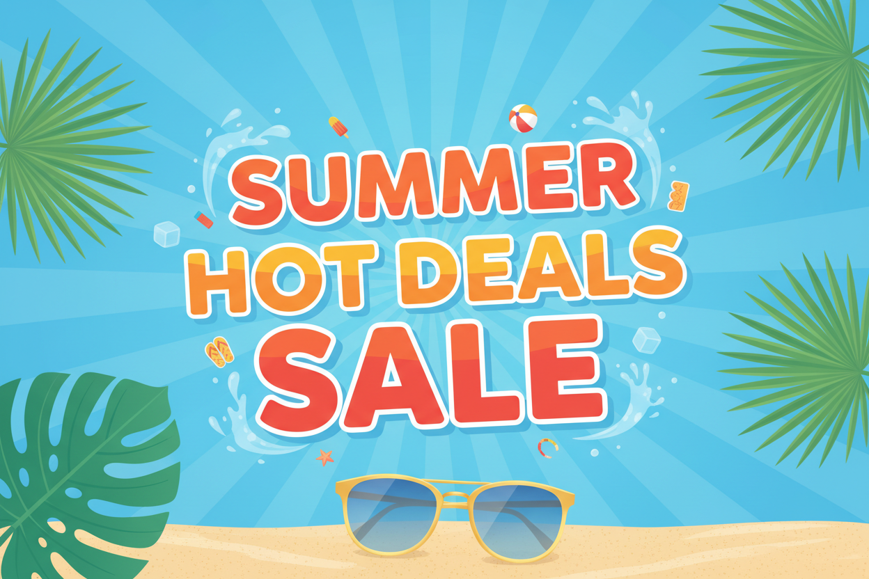 Summer Hot Deals Closeout-60% shown at checkout