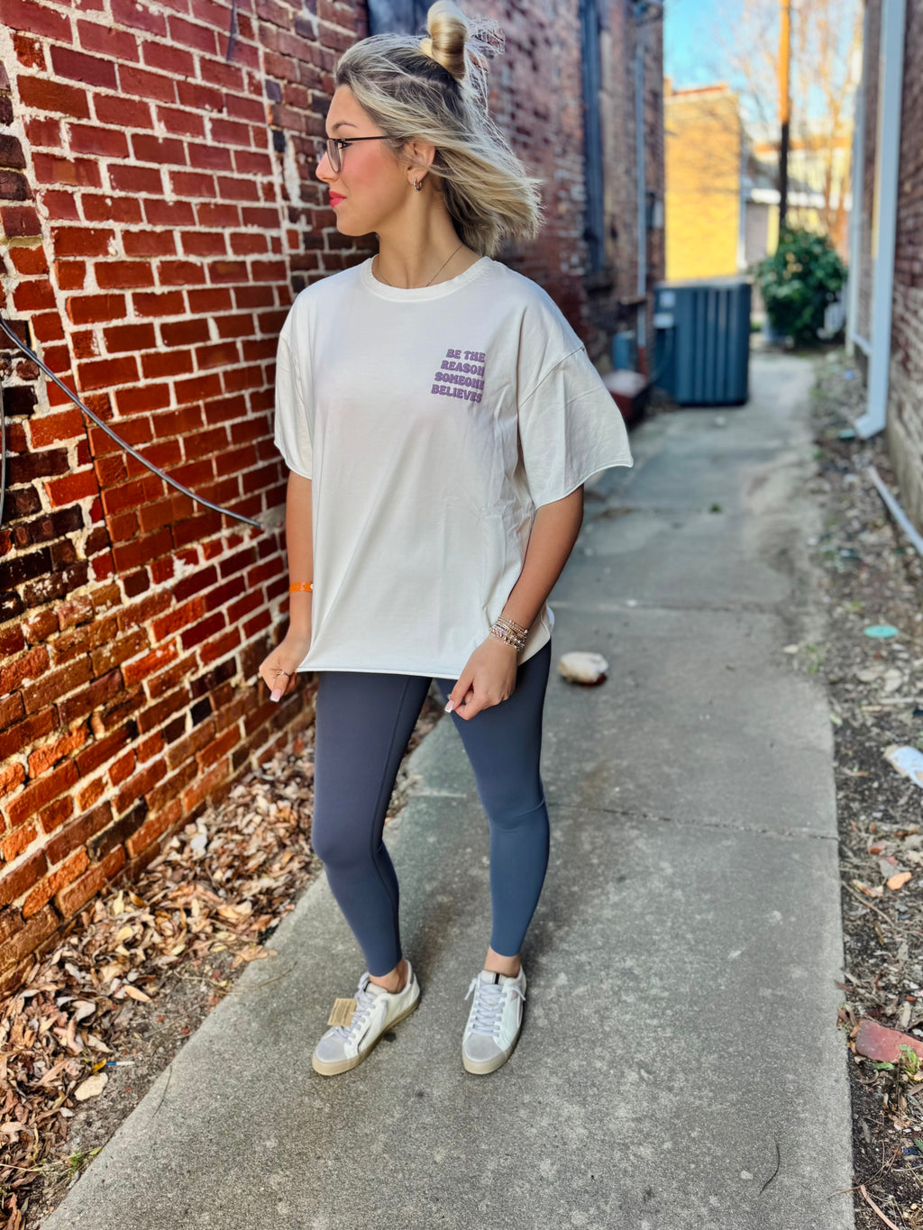 Goodness Of God Puff Print Wh Tee