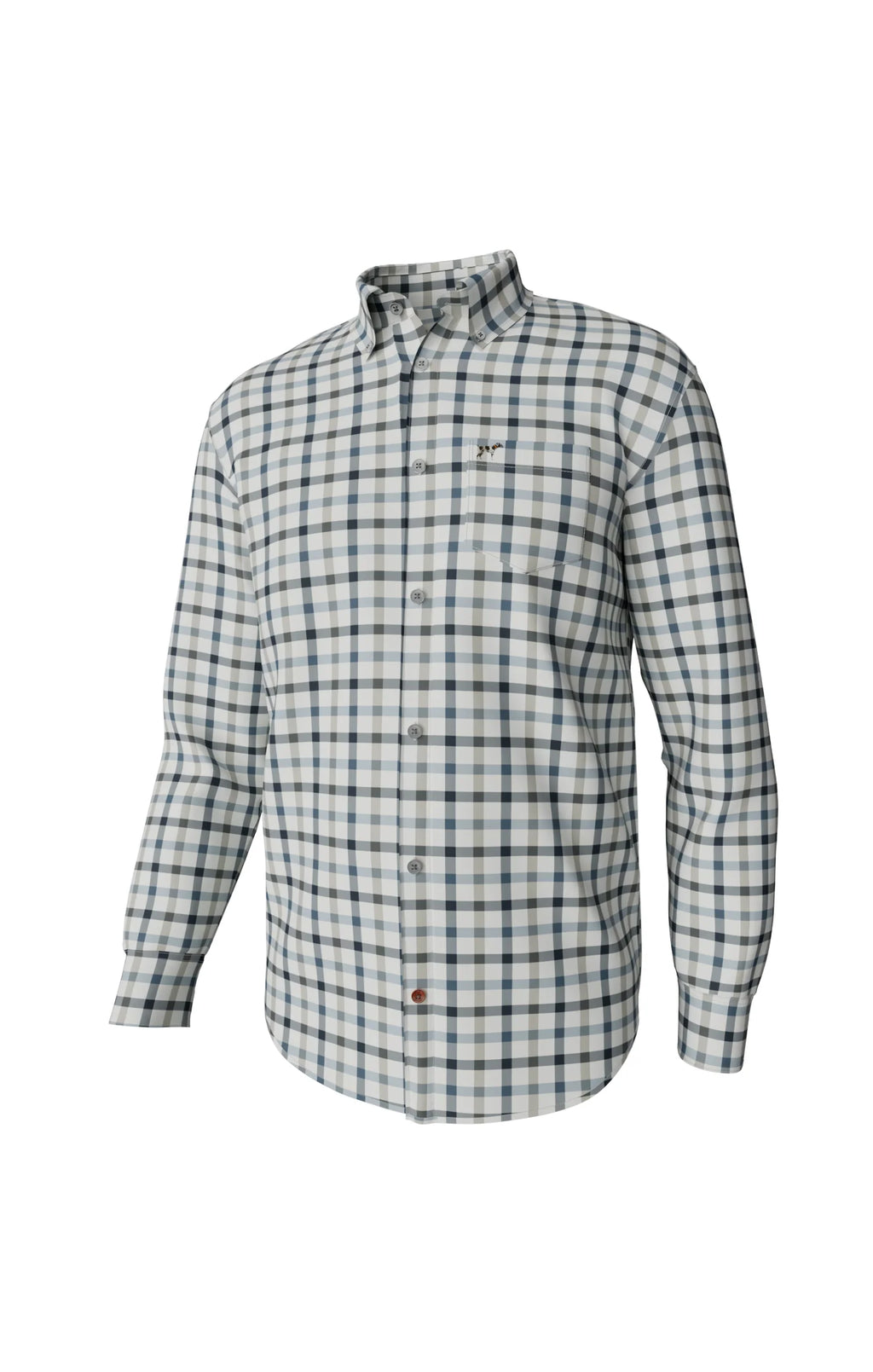 Hadley Luxe Burke Tattersall Button Down  - Laurel Oak