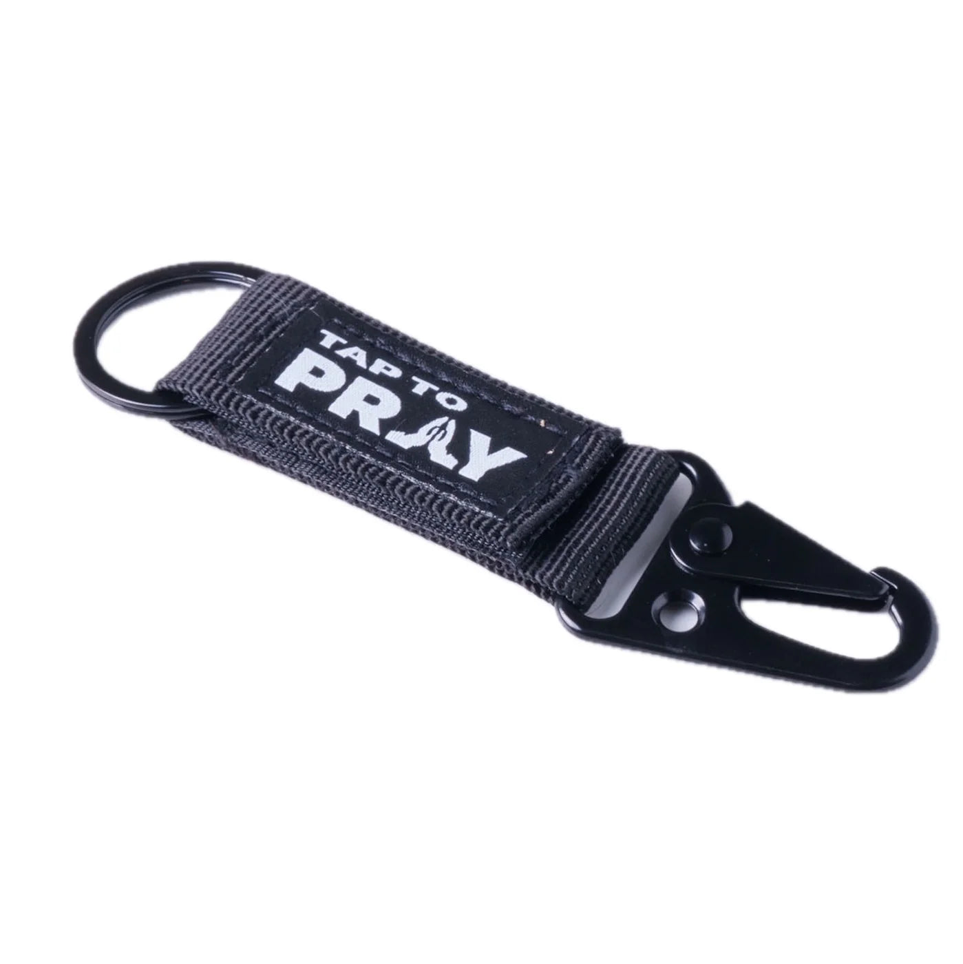 Tap To Pray Tactical Carabiner Keychain