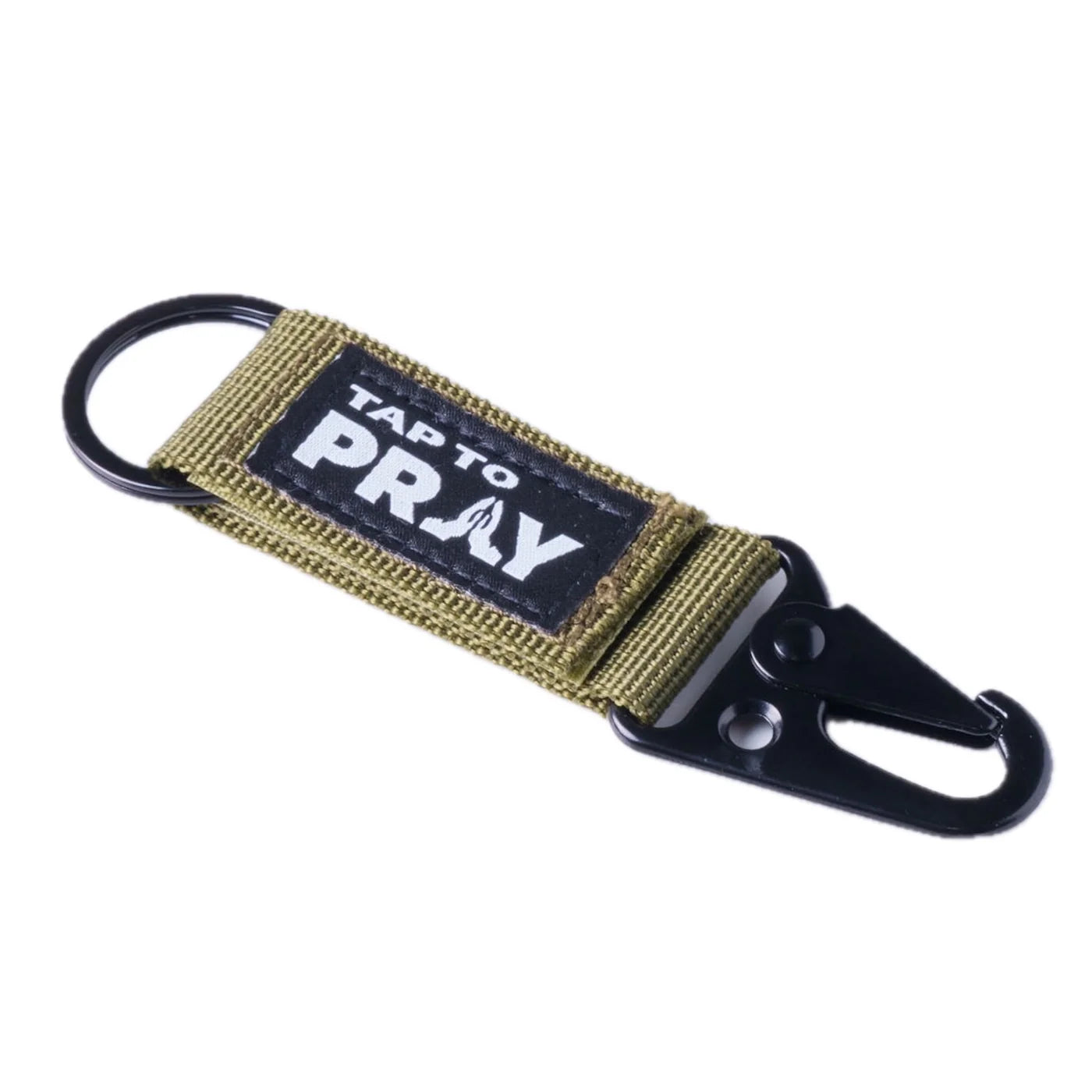 Tap To Pray Tactical Carabiner Keychain
