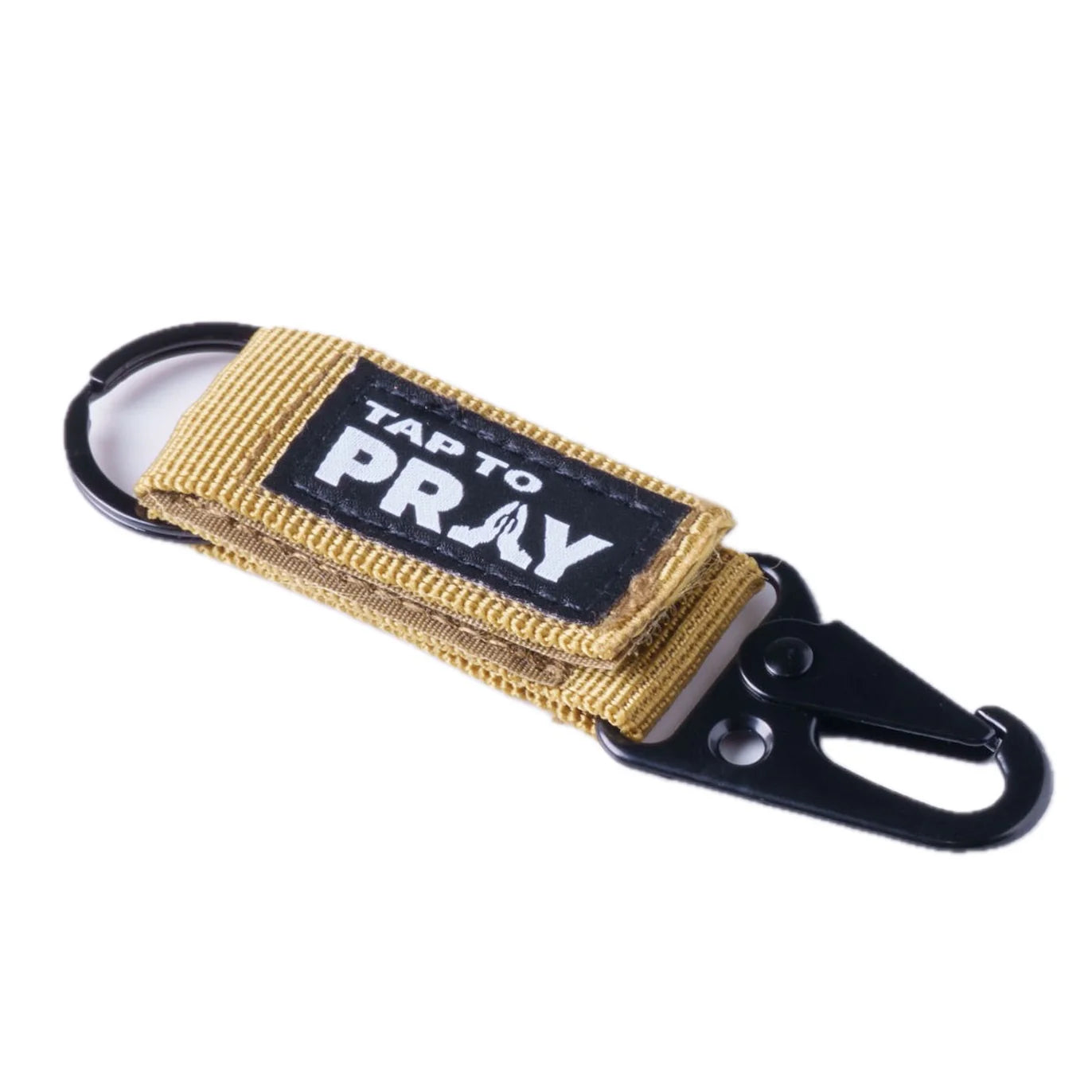 Tap To Pray Tactical Carabiner Keychain
