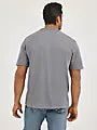 Mens Wrangler Kabel Logo T-Shirt - Pewter