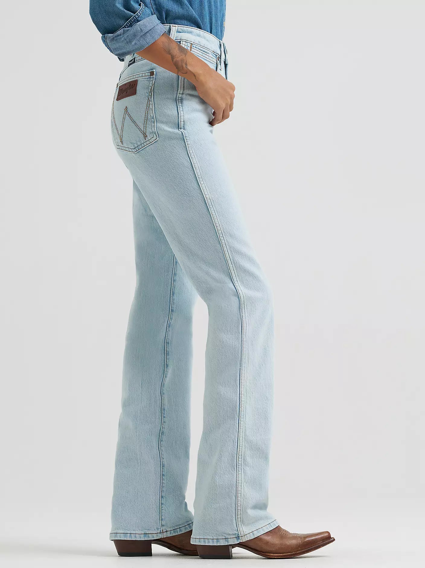 Wrangler Womens Retro Bailey High Rise Bootcut Jean - Lila