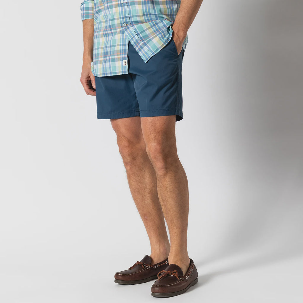8" Harbor Performance Short Dark Indigo