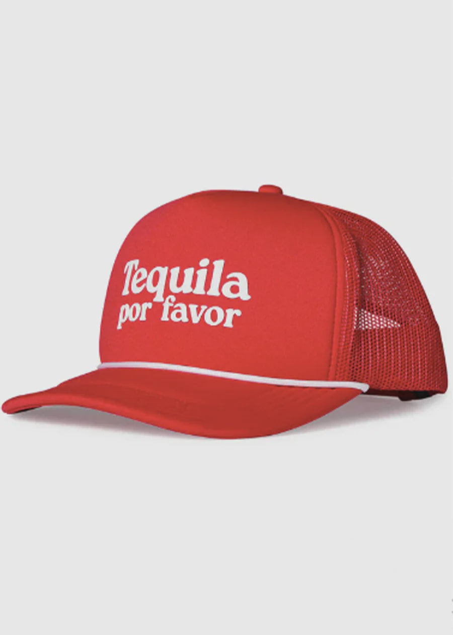 Tequila por favor hat red