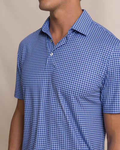 SS Driver Dunes Edge Plaid Polo