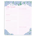 Planner Pad Hydrangea