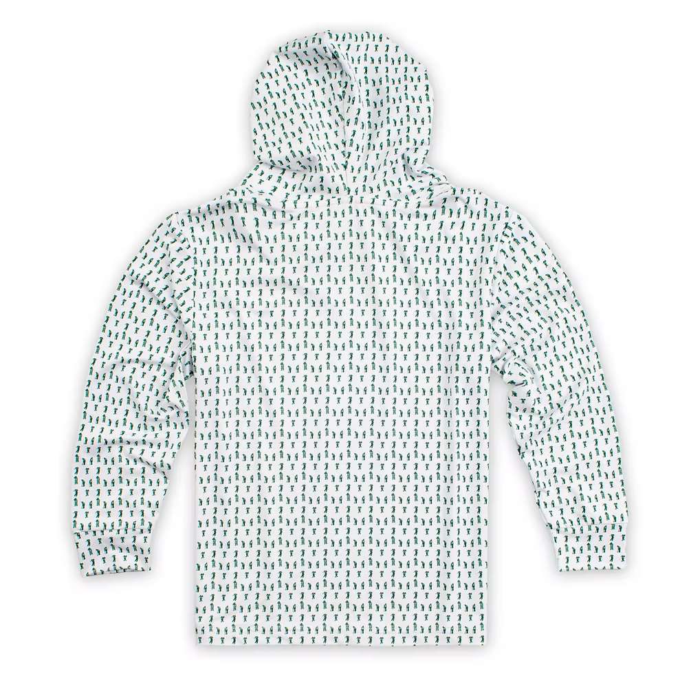 Caddie Bogey Hoodie - Green/White