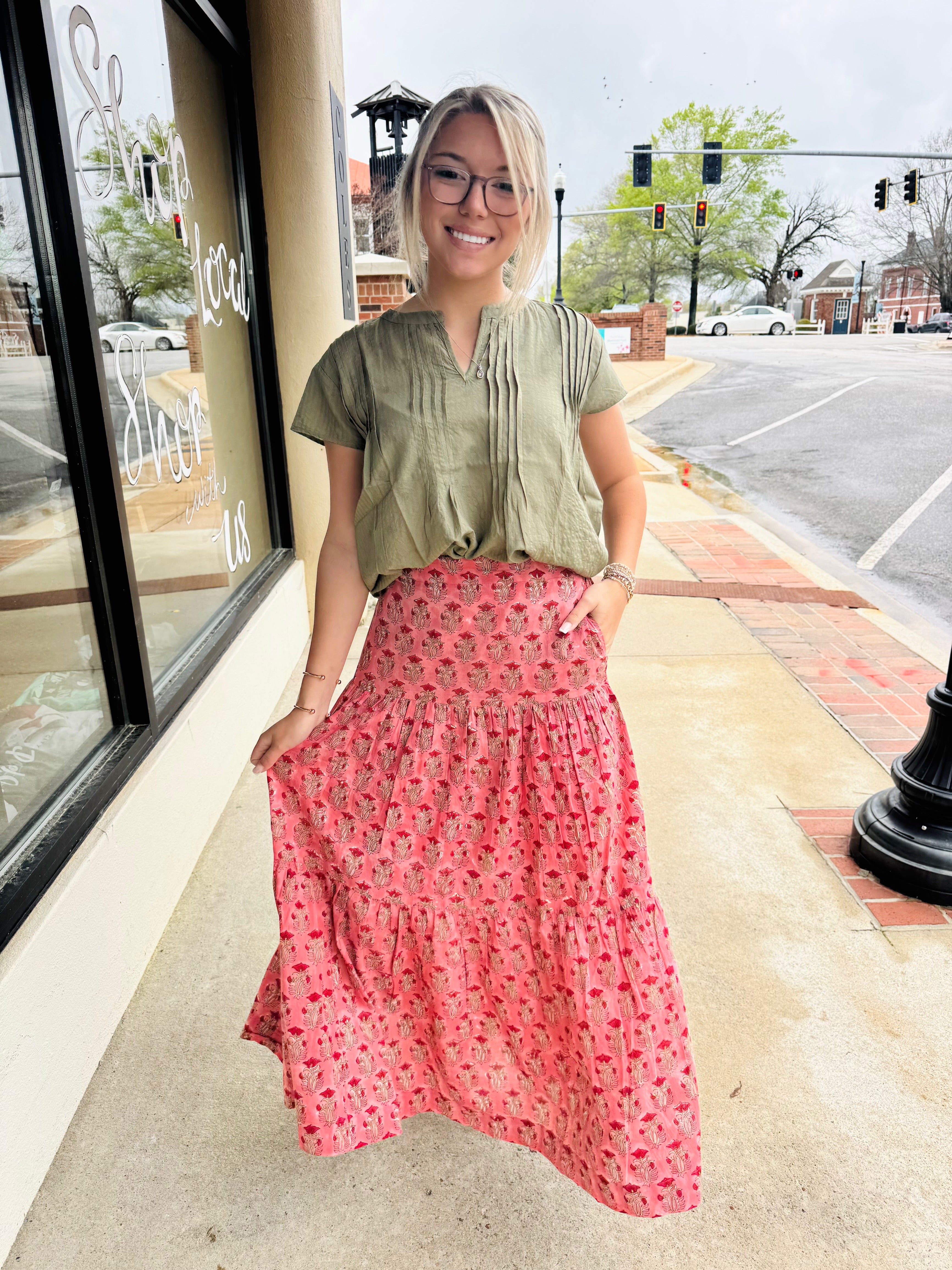 Olive Mimi Top