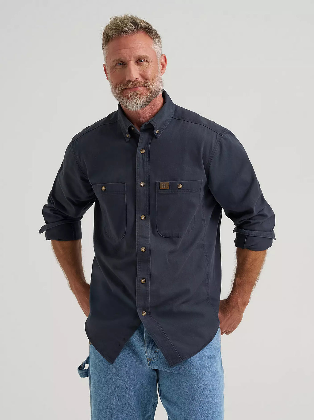 Wrangler Twill work shirt - Navy