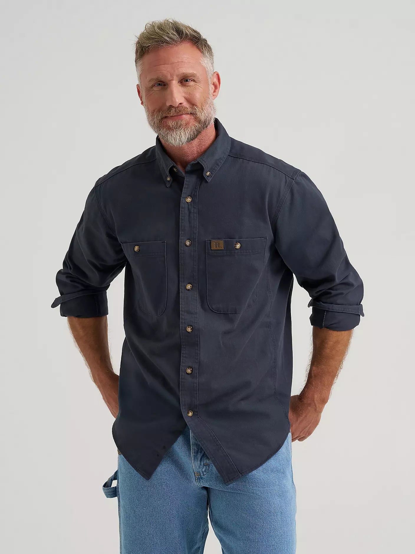 Wrangler Twill work shirt - Navy