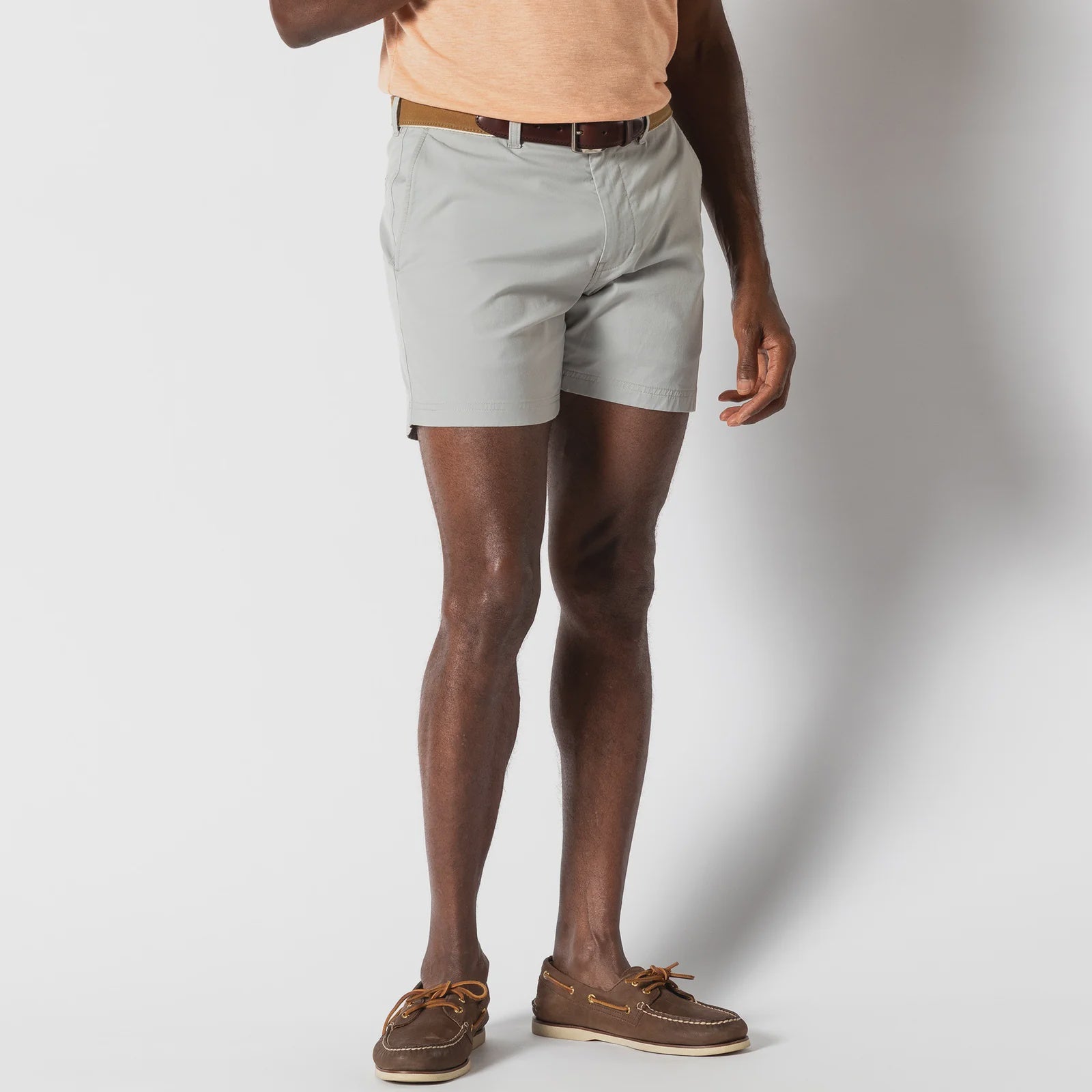 6" Harbor Performance Short Limestone Gray