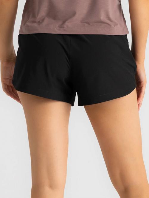 3" Women’s Bamboo Lined Breeze Short Black