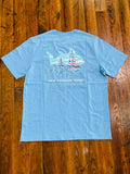 M SS SailBoat Skipjack Fill T-Shirt-Ocean Channel