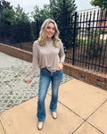 Relaxed Essential Top LS Hazelnut