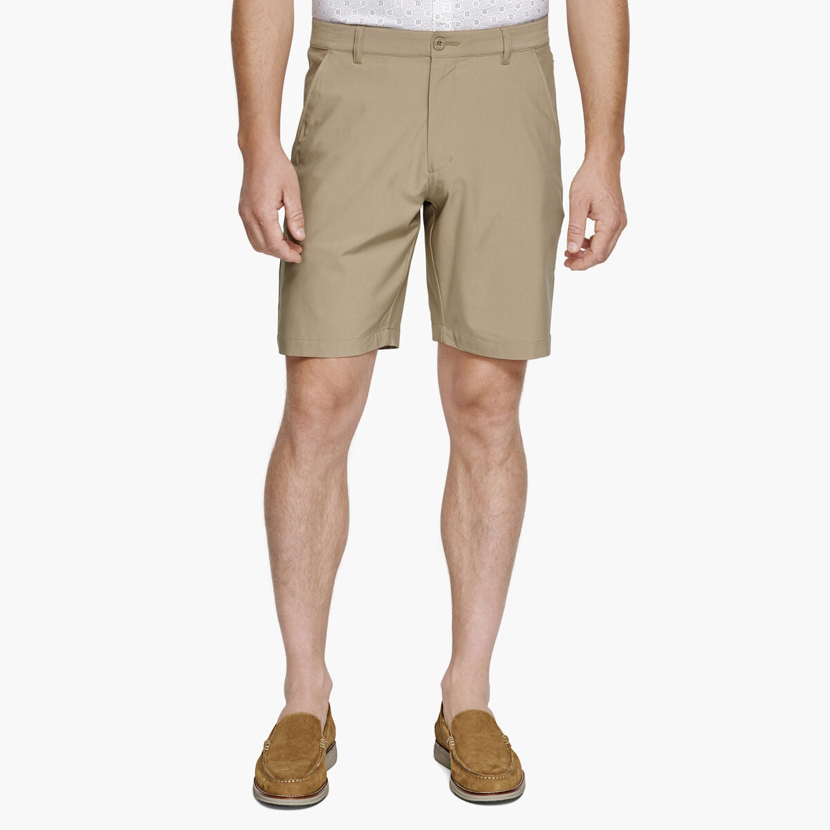 XC4 9 INCH PERFORMANCE FLAT FRONT SHORT KHAKI