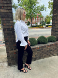 The Ricrac Lilly Shirt Resort White