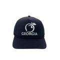 Original GA Peach 5 Panel Perf. Hat - Black