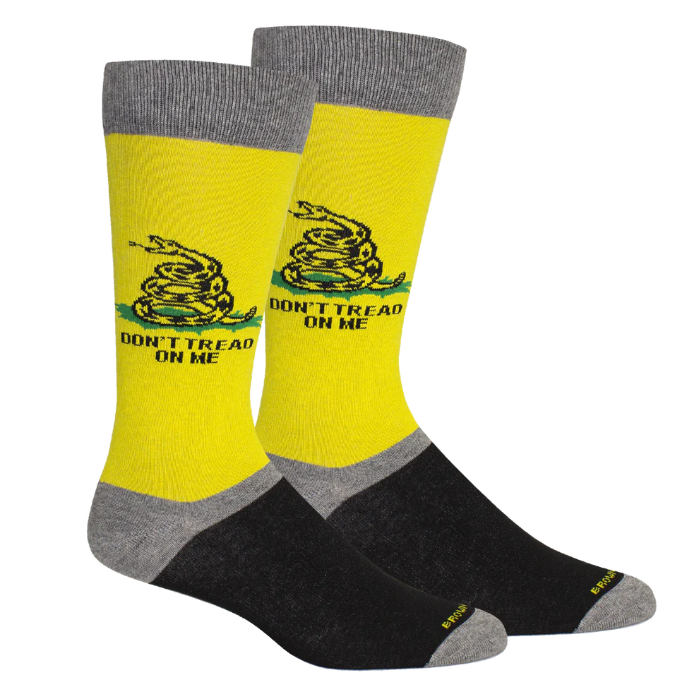 Don't Tread On Me - Yellow Sock