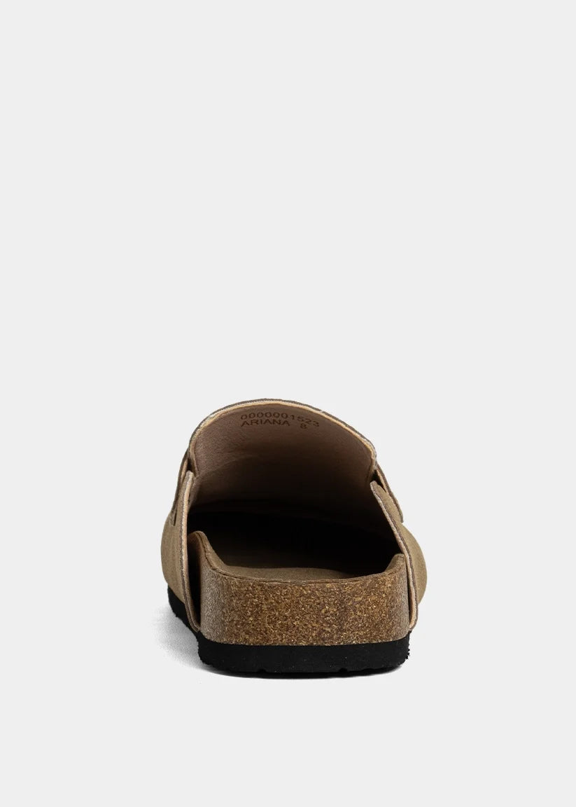 Ariana Shoe - Taupe Suede