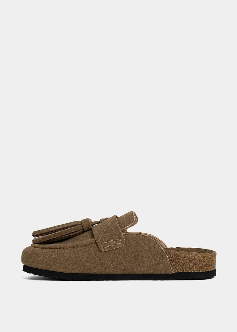 Ariana Shoe - Taupe Suede