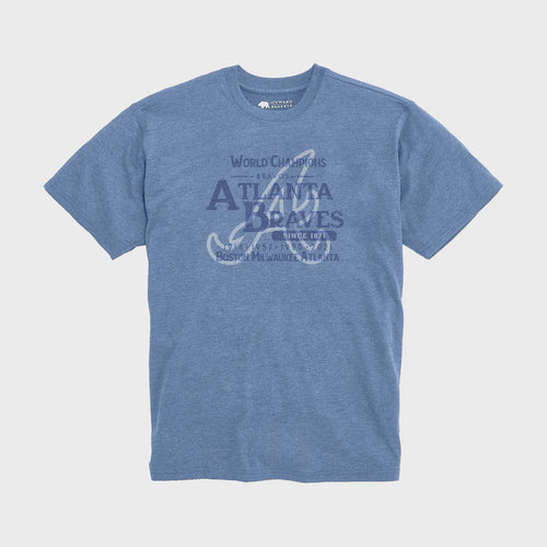Braves Since 1871 Vintage Wash Tee Sport Blue