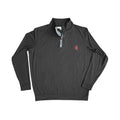 UGA Block G 1/4 Zip Performance Pullover Black