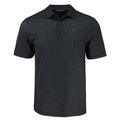 pike eco shadow check print polo uga black