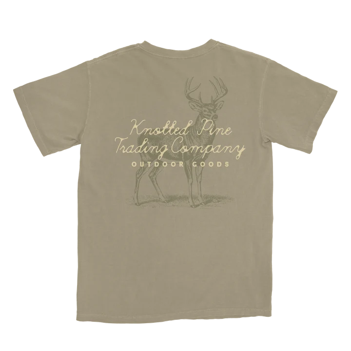 White Tail Script-Khaki