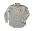 UGA Button Down Standing Dawg Charcoal & White