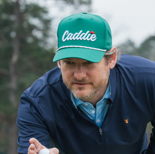 Caddie Performance Rope Hat Green/Navy