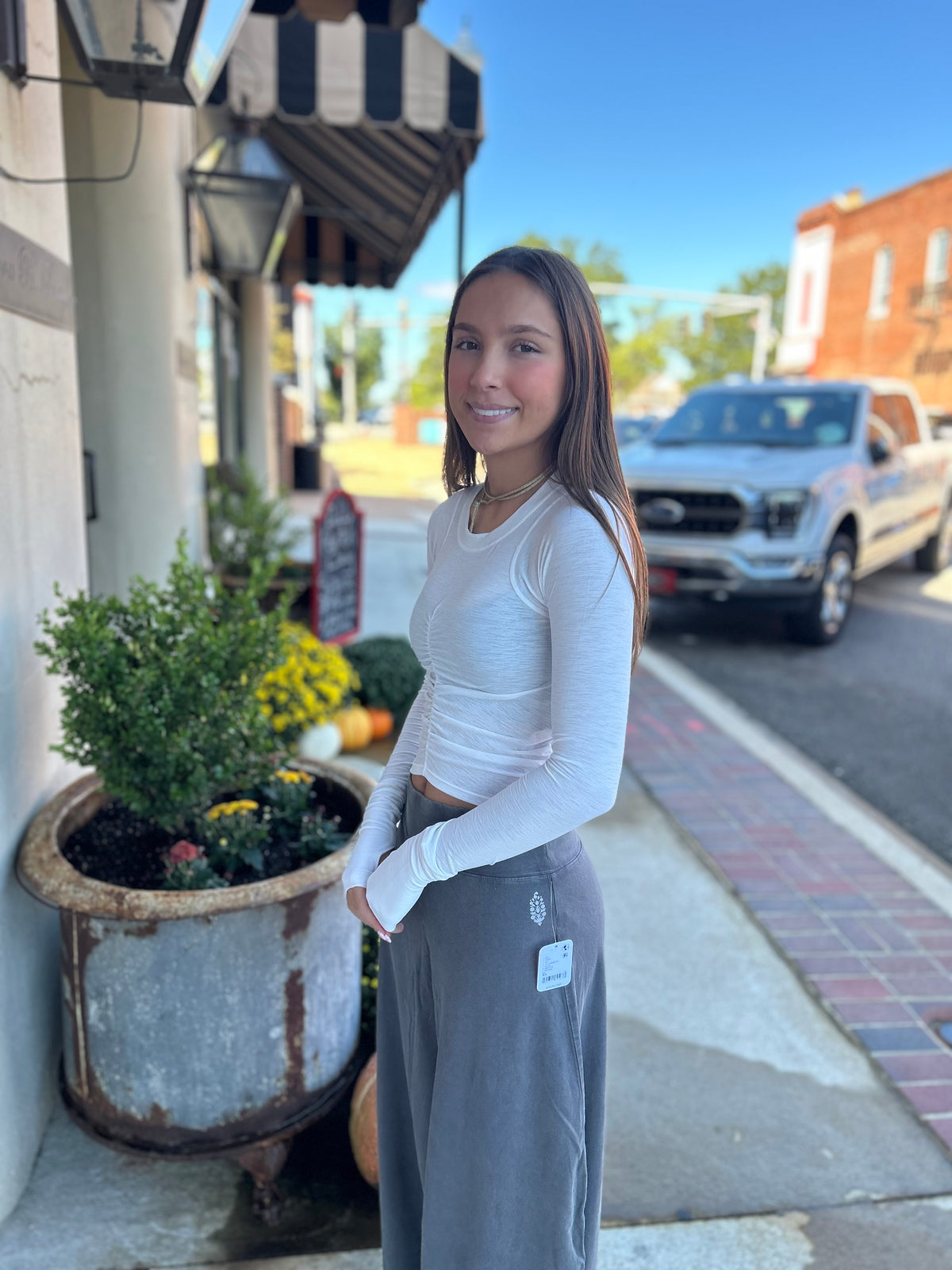 Tempo Ruched Long Sleeve