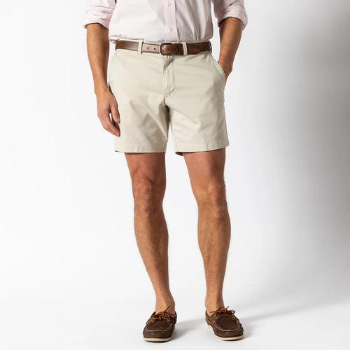7" Gold School Chino Short Stone Gold Patch