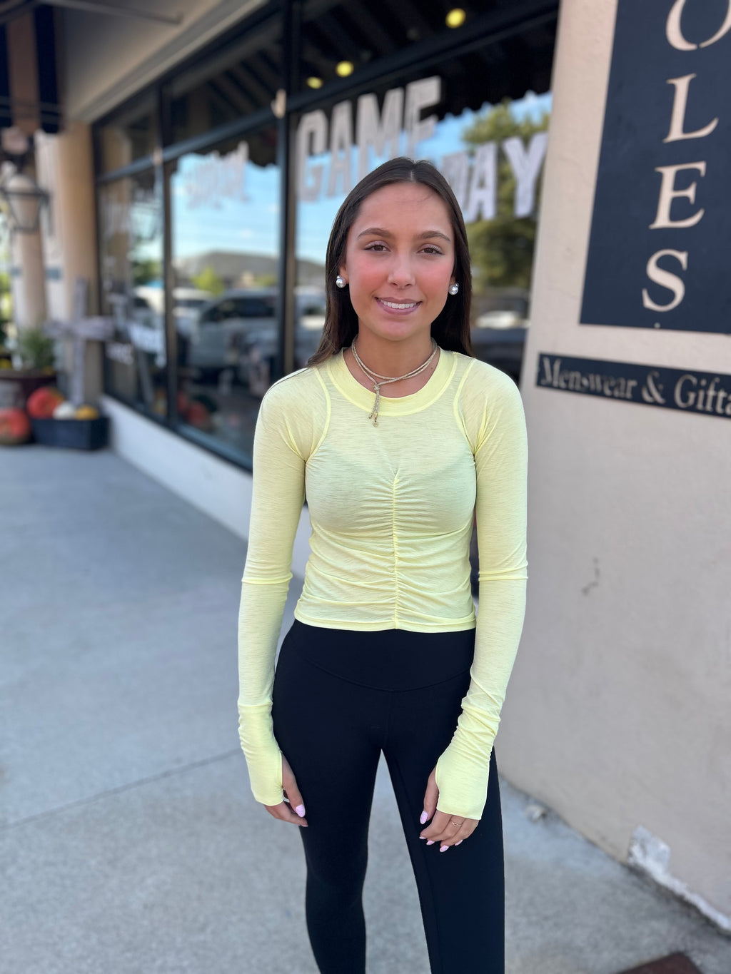 Tempo Ruched Long Sleeve
