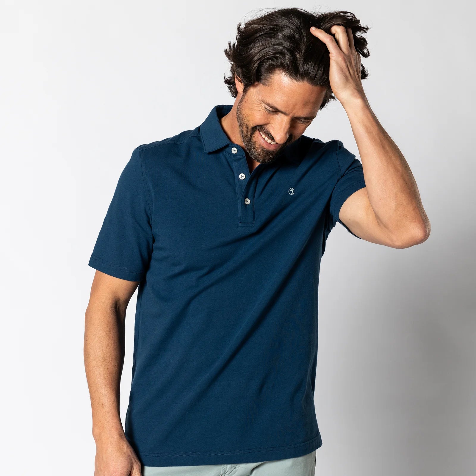 SS Hanover Pima Cotton Polo Navy