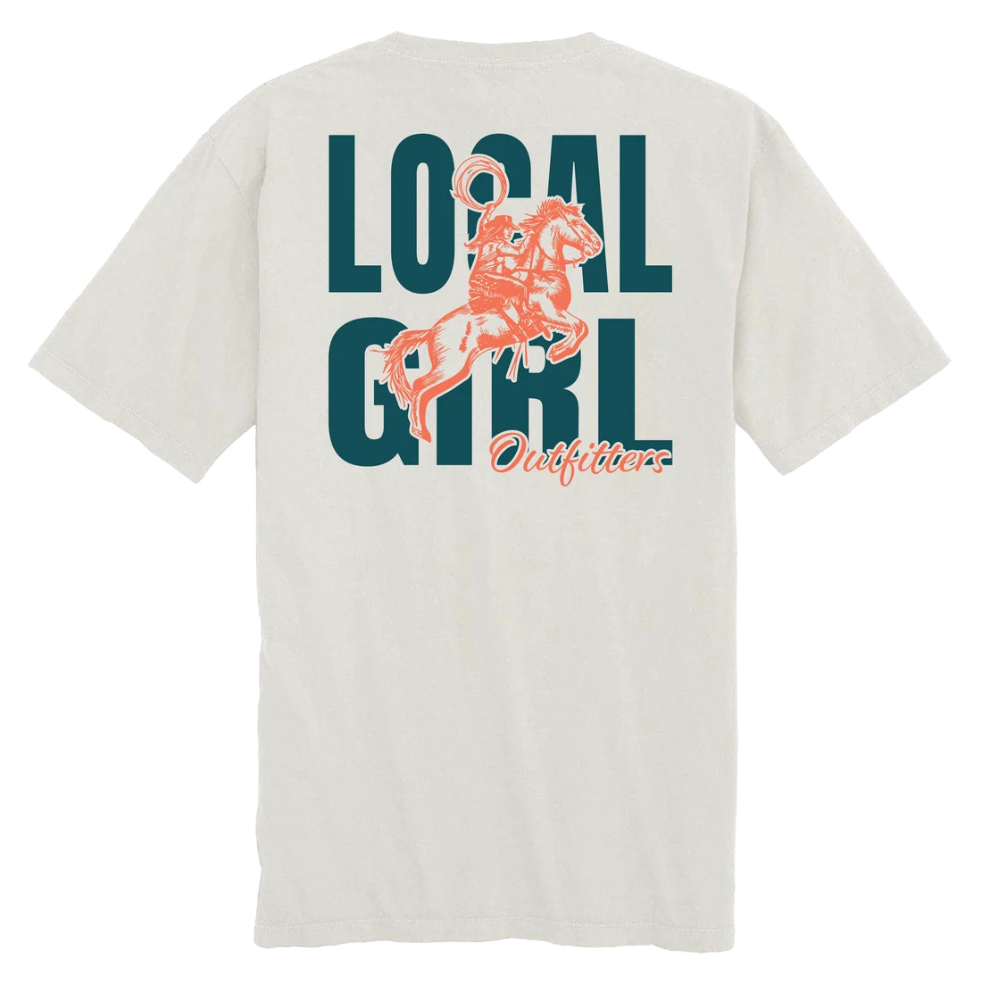 LG Giddy Up SS Tee - Silver