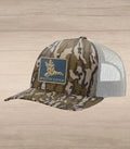 Old School Mallard Patch Bottomlands Khaki Trucker