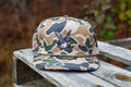 Flying Mallard Camo 5panel perf hat