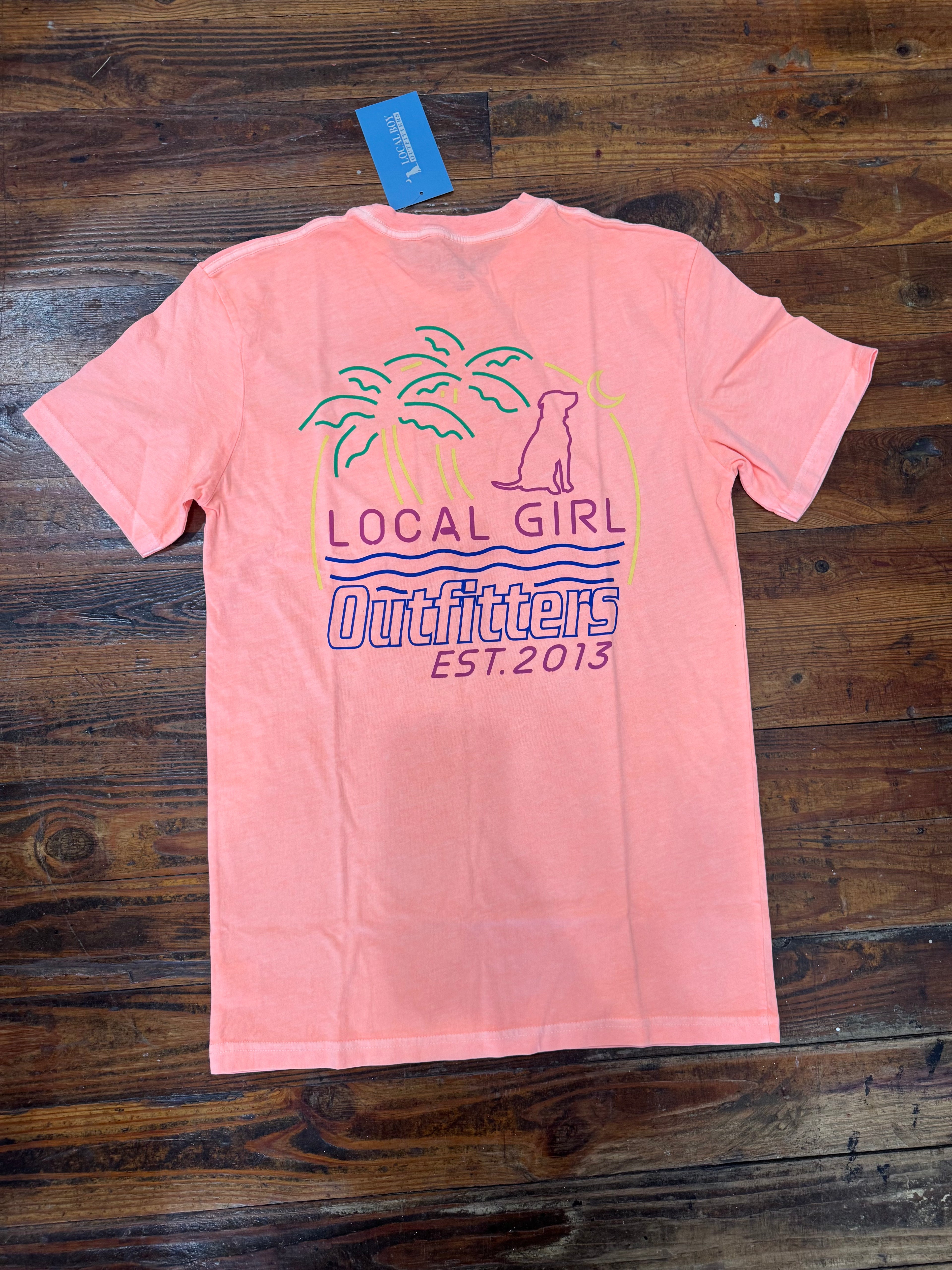 LG Neon Naturdays SS Tee Neon Cantaloupe