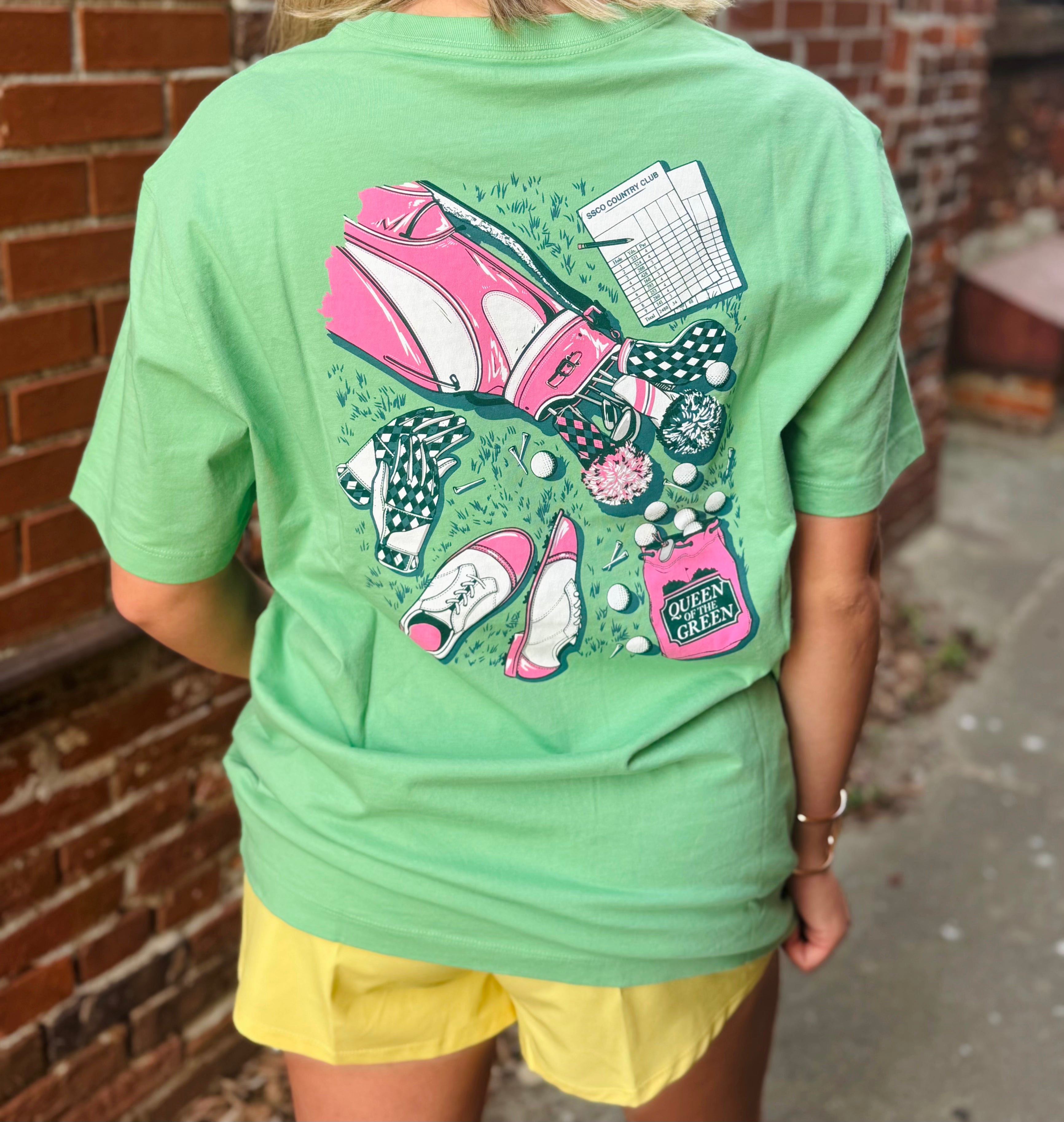 Queen of The Green SS Tee
