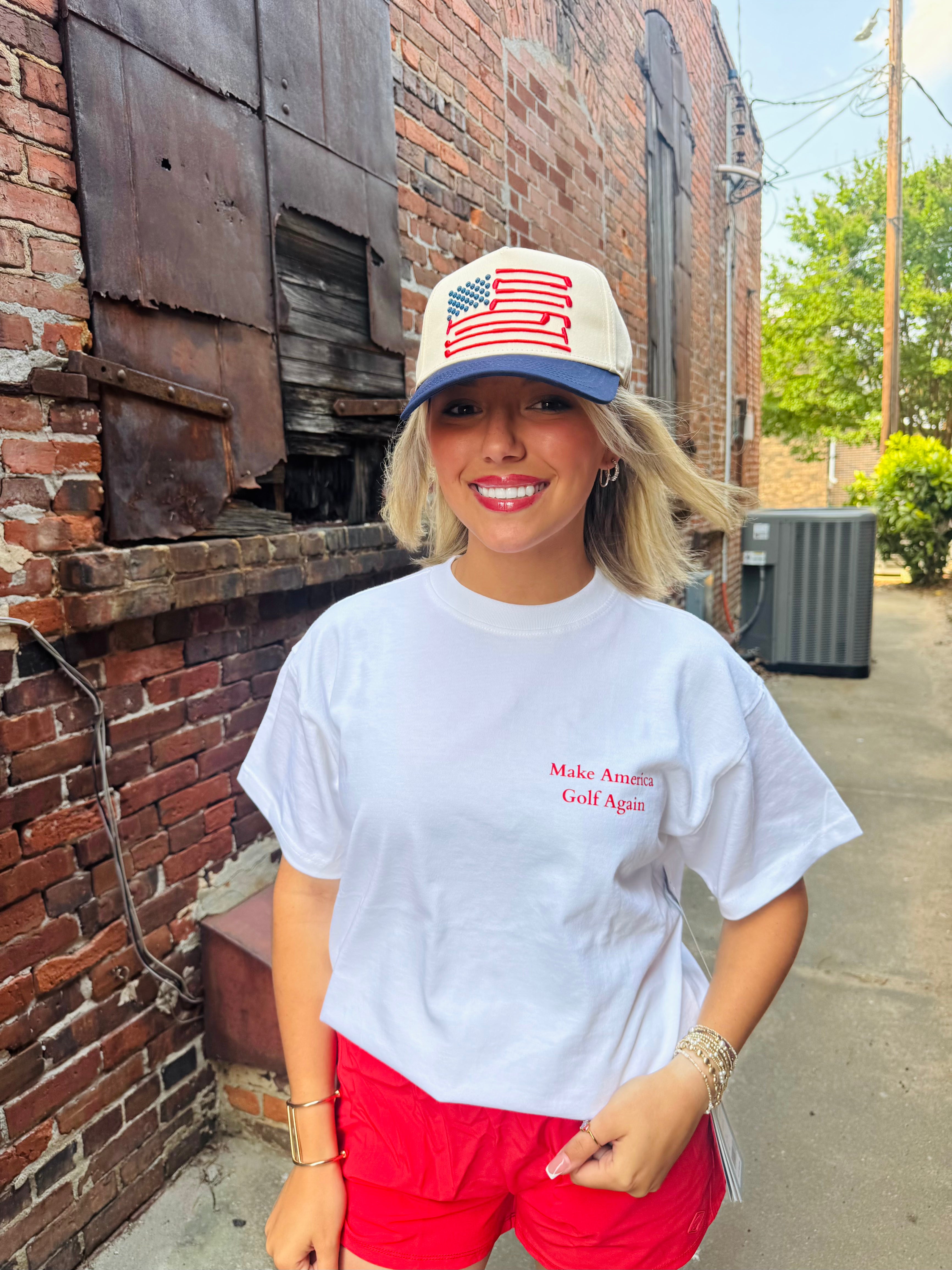 W's Make America Golf Again SS Cotton Tee