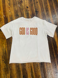 W's God is Good Beige Relaxed Fit Tee