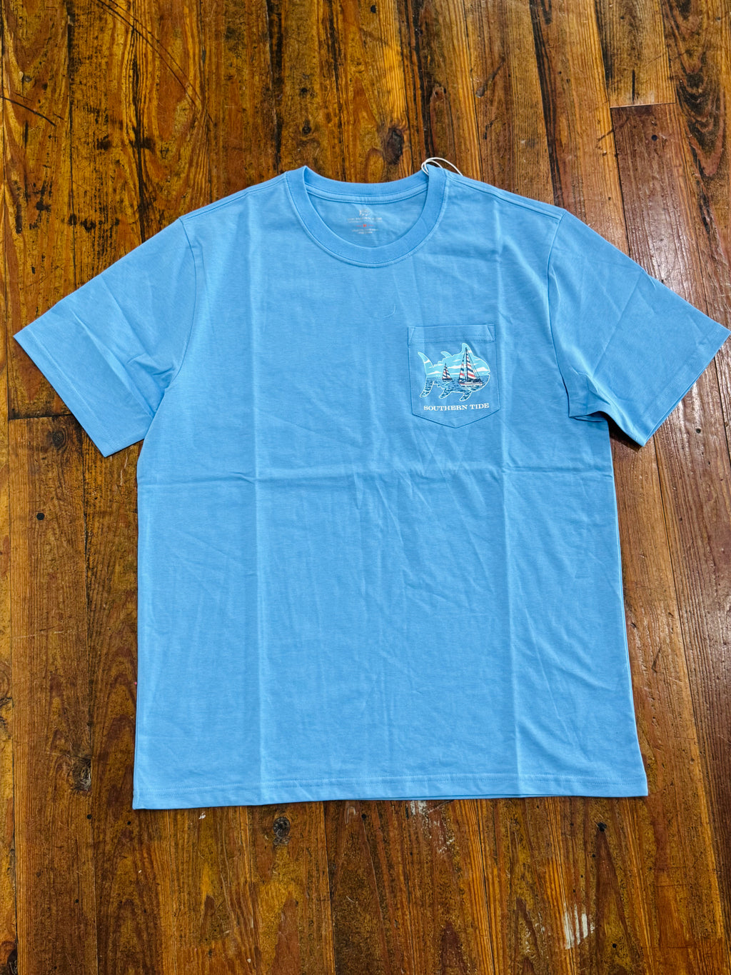 M SS SailBoat Skipjack Fill T-Shirt-Ocean Channel