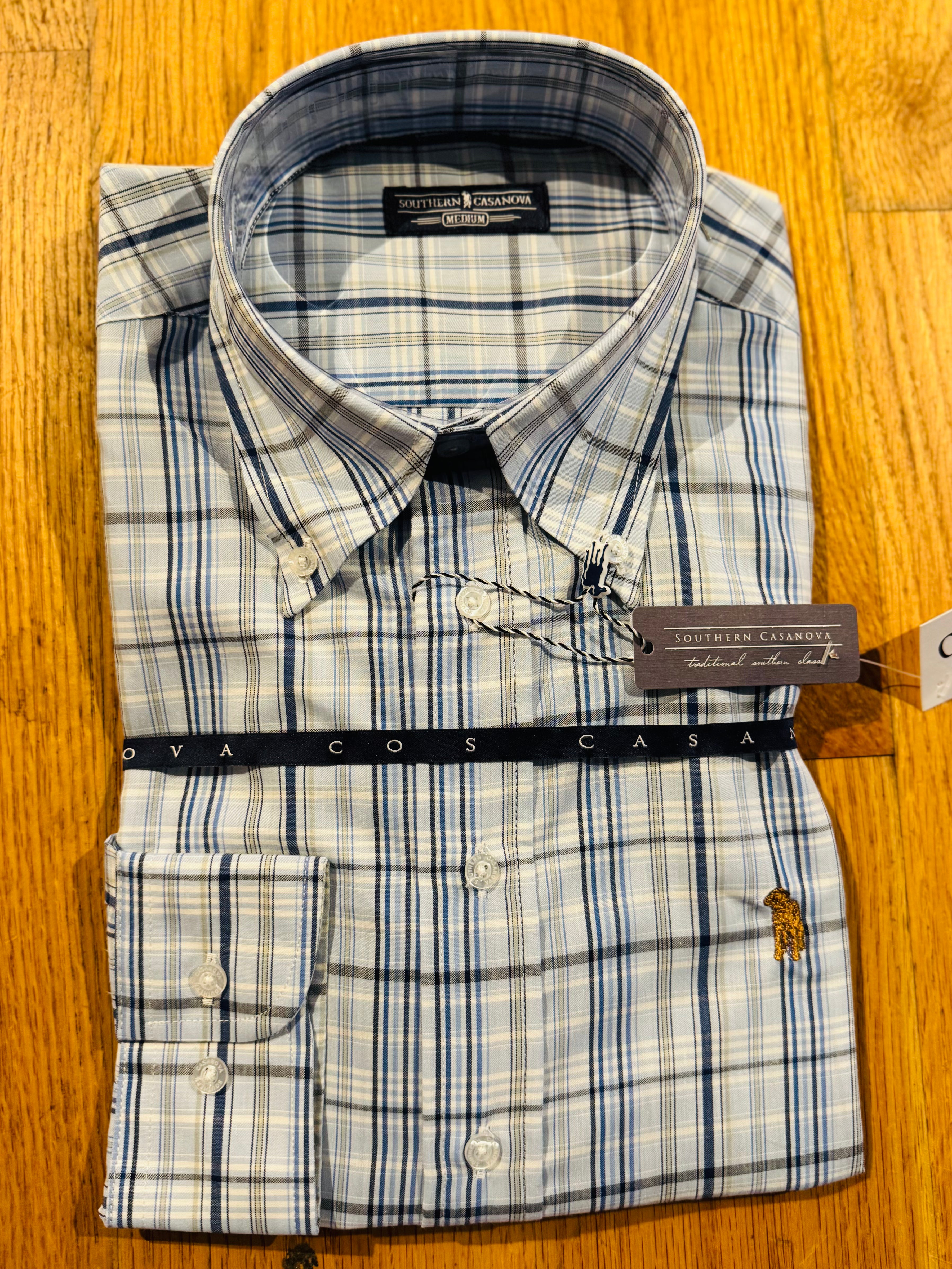 Button Down Off Day Plaid