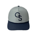 GS 5 Panel Perf Hat - Gray & Navy
