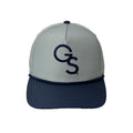 GS 5 Panel Performance Hat - Gray & Navy