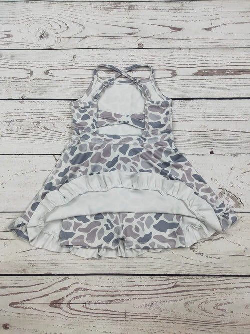 Baby Girls Camo Printed Athletic Dress