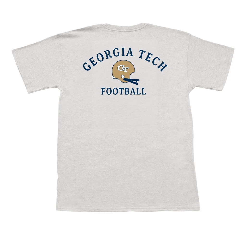 GT Helmet SS Pocket Tee - Light Gray