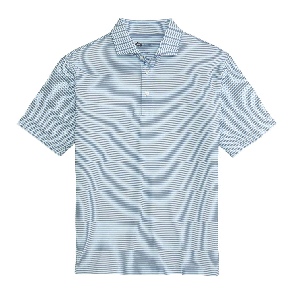 Guide Stripe Performance Pique Polo Endless Sky